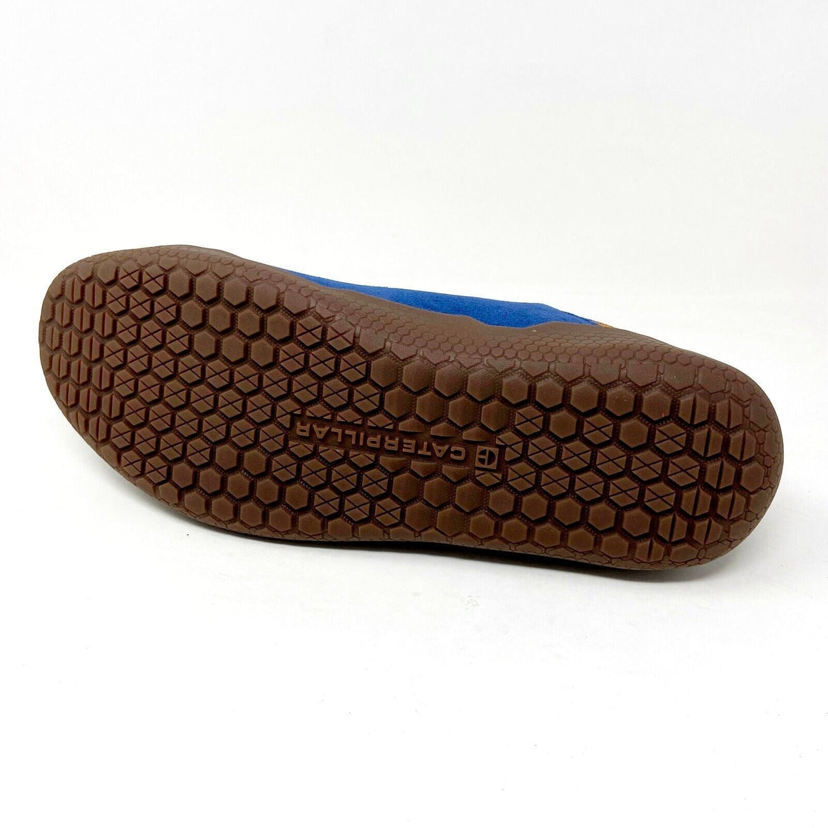 Caterpillar CAT Hex X-Lace Blue Gum Mens Suede Casual Shoes Sneakers P724092