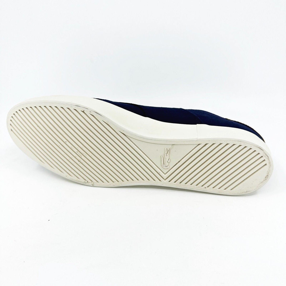 Lacoste Glendon 2 SRM Canvas Leather Dark Blue Mens Casual Sneakers