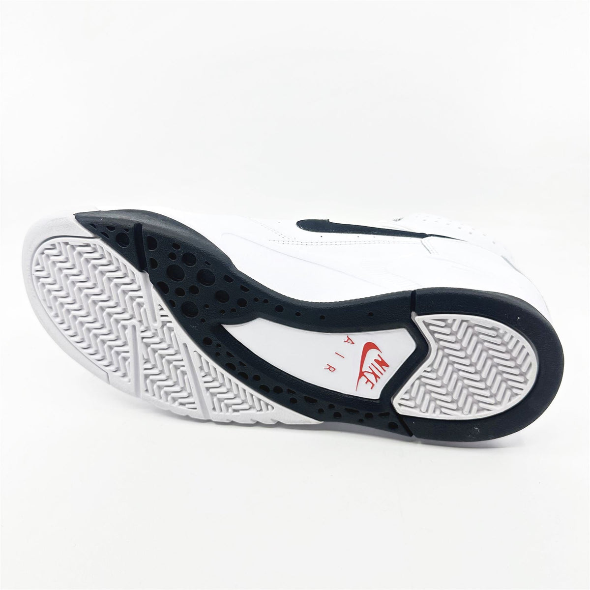 Nike Air Flight Lite Mid White Black Mens Athletic Sneaker