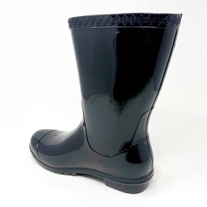 UGG Sienna Black Womens Waterproof Rubber Outdoor Winter Rain Boots 1014452