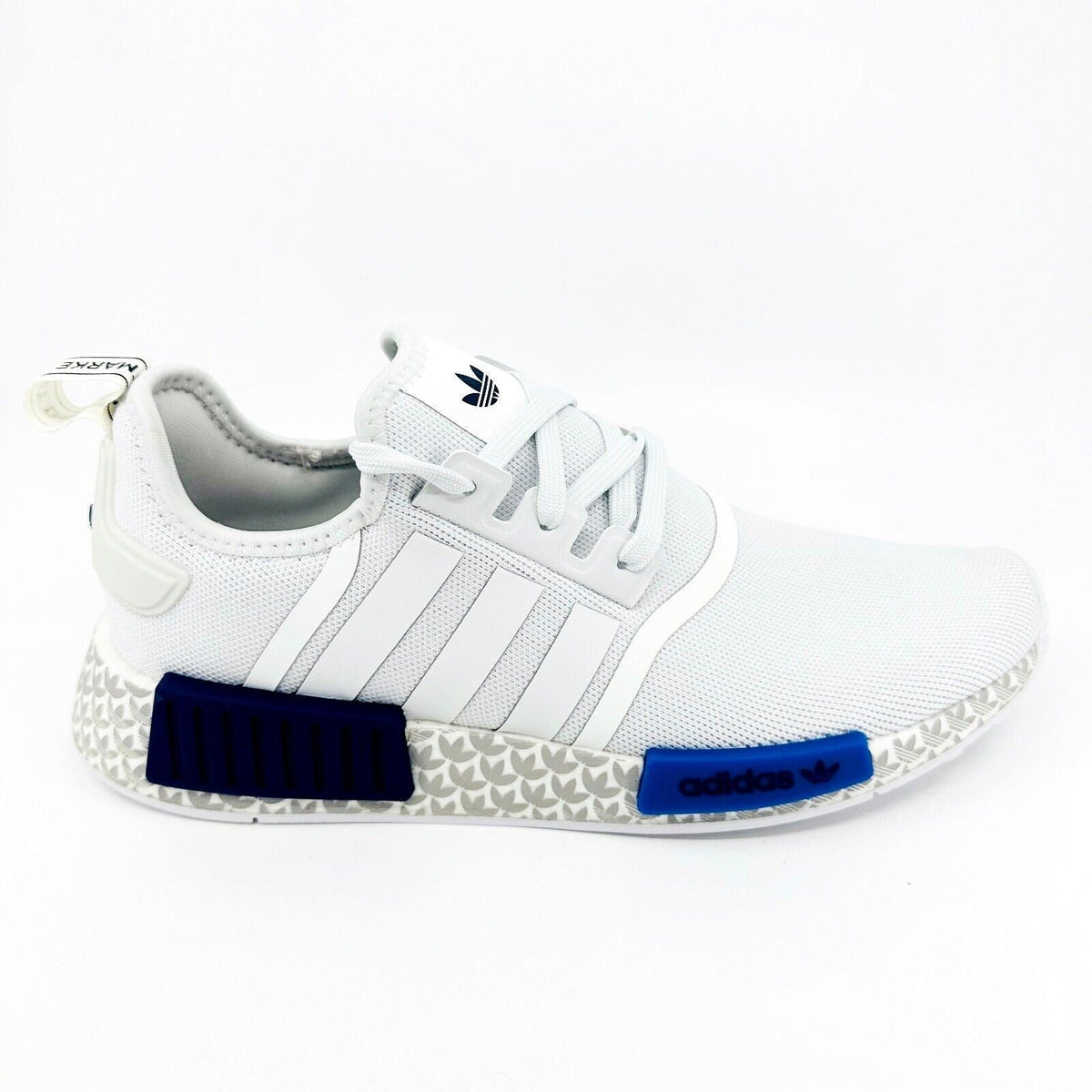 Adidas Originals NMD R1 Cloud White Royal Blue Mens Running Sneakers GY7368