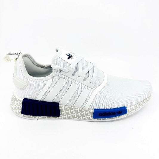 Adidas Originals NMD R1 Cloud White Royal Blue Mens Running Sneakers GY7368