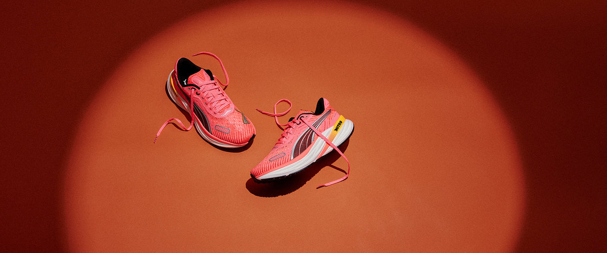 Puma Womens Magnify Nitro 2 Tech - Sunset Glow-Puma White