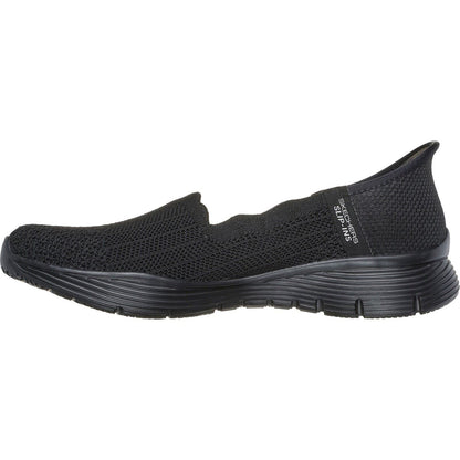 Women's Wide Fit Skechers 158980 Slip-ins Seager Believe It Shoes