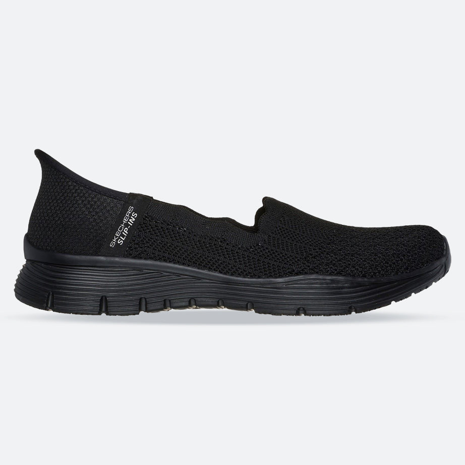 Women's Wide Fit Skechers 158980 Slip-ins Seager Believe It Shoes