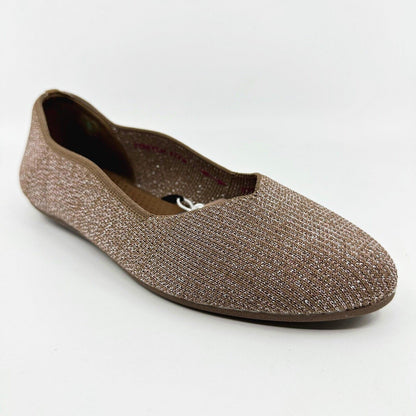 Skechers Cleo 2.0 Ballet Flats Mocha Womens Size 7 Casual Shoes