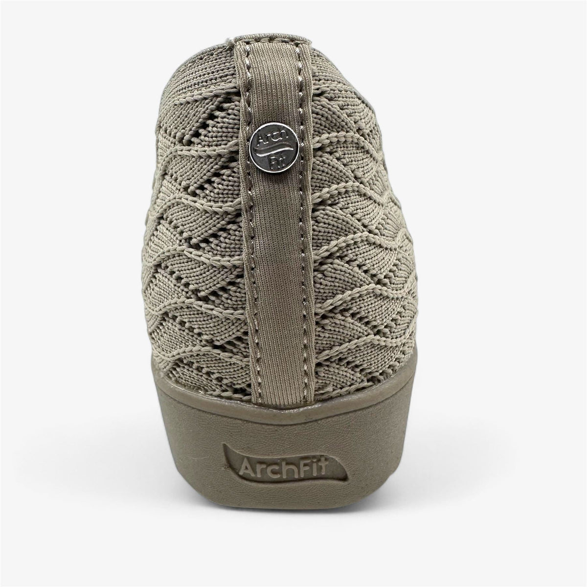 Skechers Arch Fit Cleo Wedge Carefree Breeze Taupe Womens Casual Slip-On