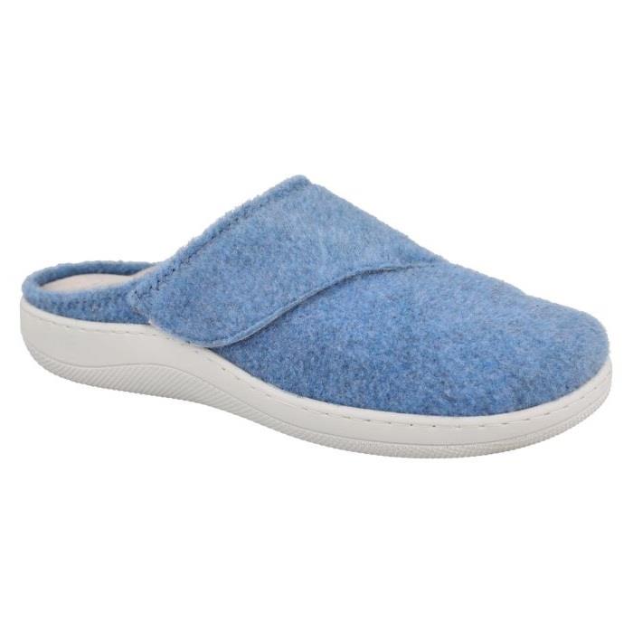 Women's Wide Fit DB Lake Mule Slippers