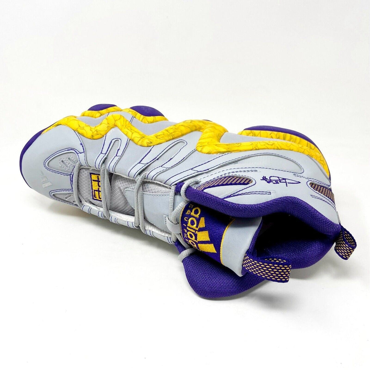 Adidas Crazy 8 Jeremy Lin PE Lakers Grey Purple Mens Rare Kobe Sneakers C77701