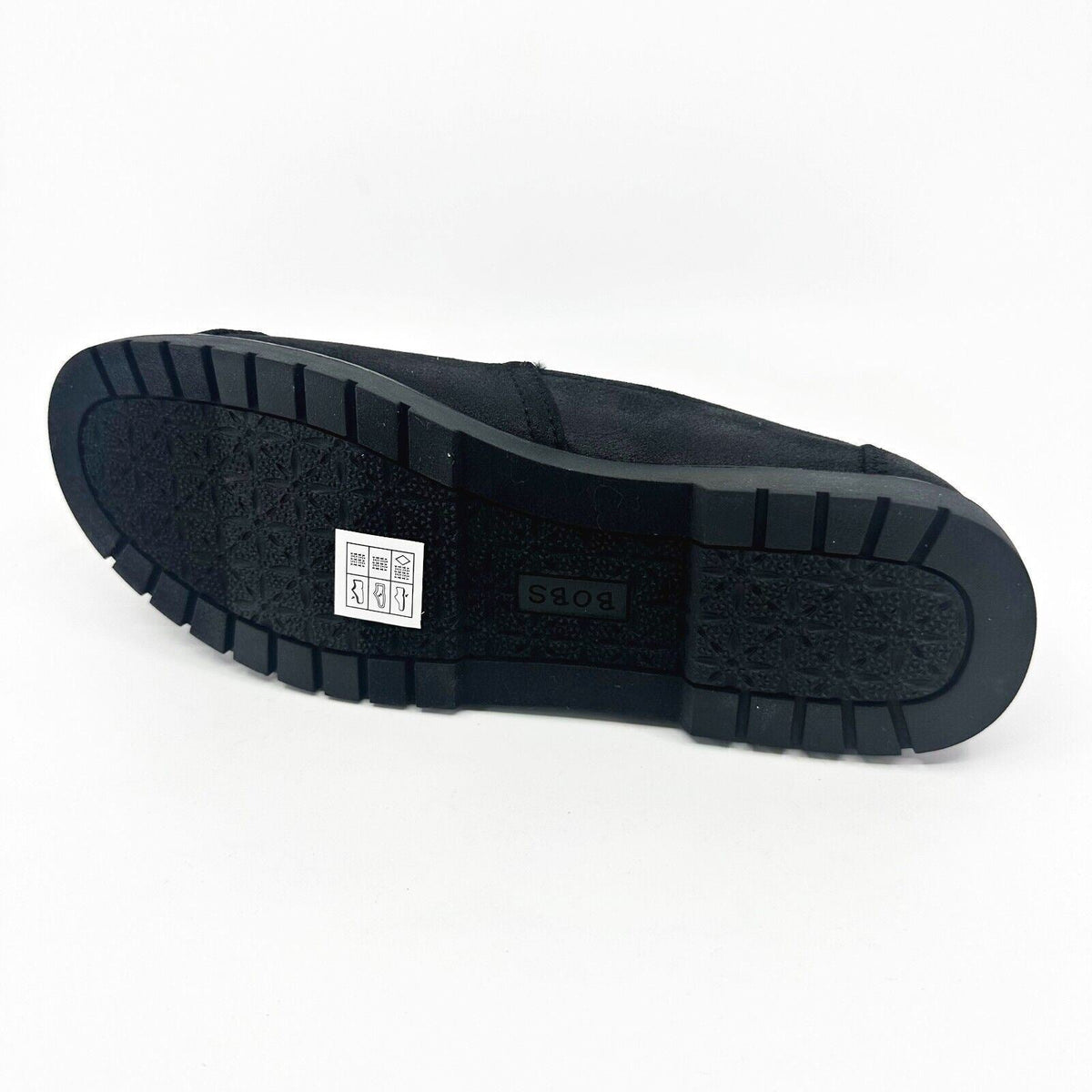 Skechers Bobs Chill Lugs Urban Spell Black Womens Memory Foam Comfort Shoes