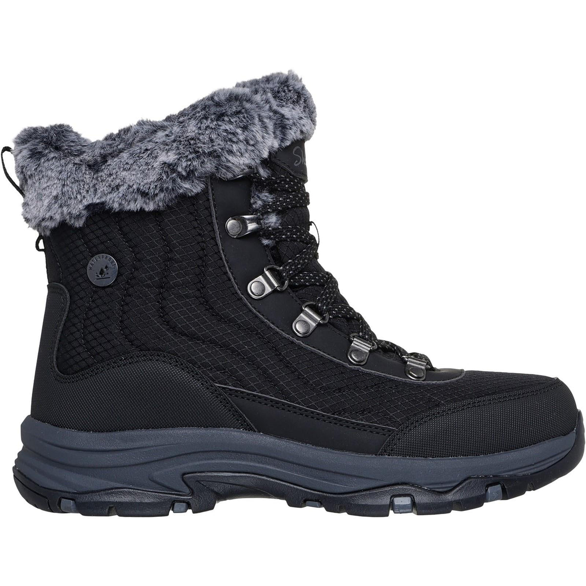 Women's Relaxed Fit Skechers 167893 Trego Stormie Waterproof Boots