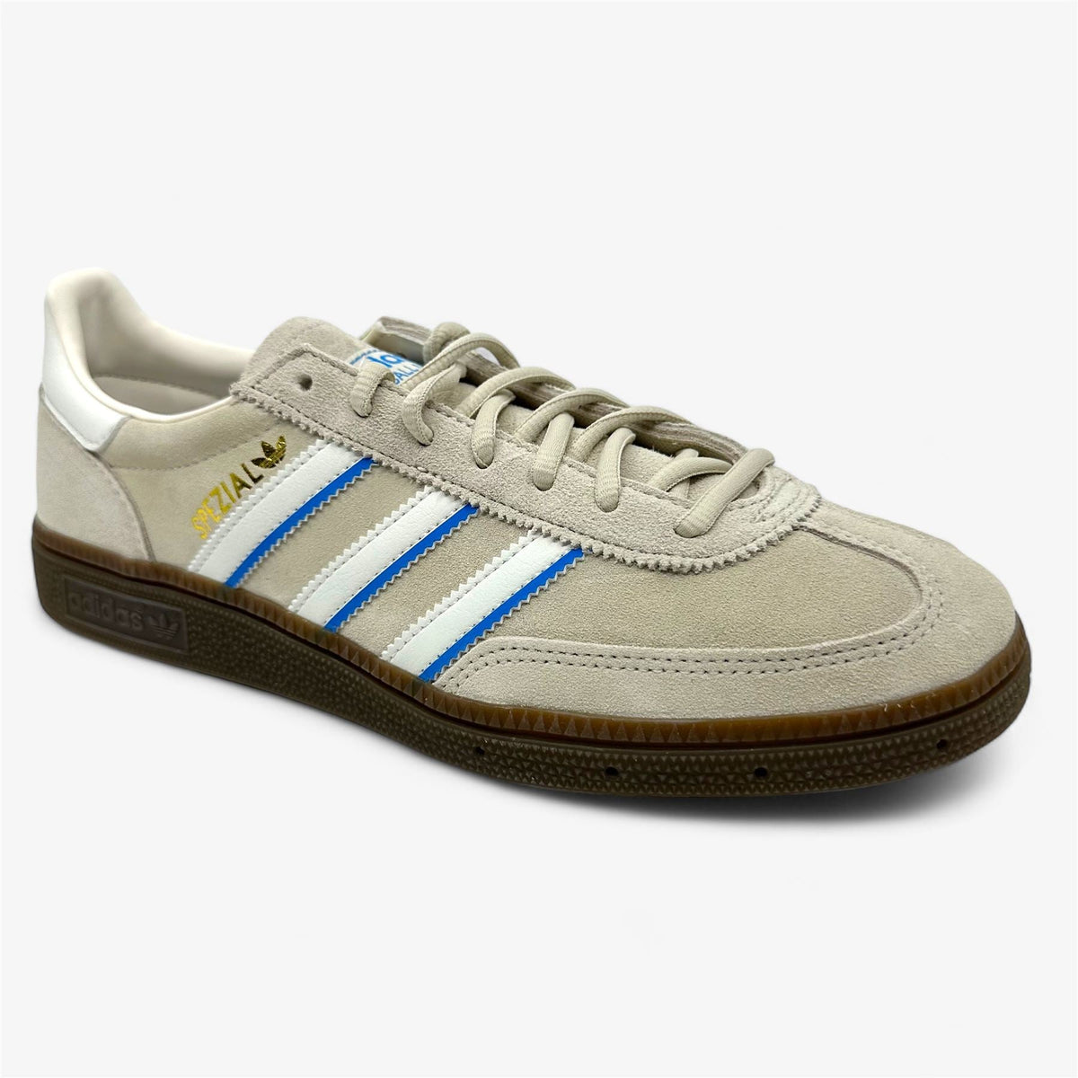 Adidas Handball Spezial Aluminum Bright Blue Mens Size 8 Athletic Sneaker