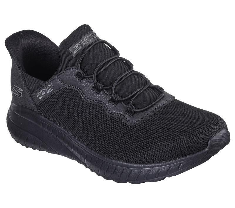 Women's Wide Fit Skechers 117500 Bobs Squad Chaos Daily Inspiration Trainer