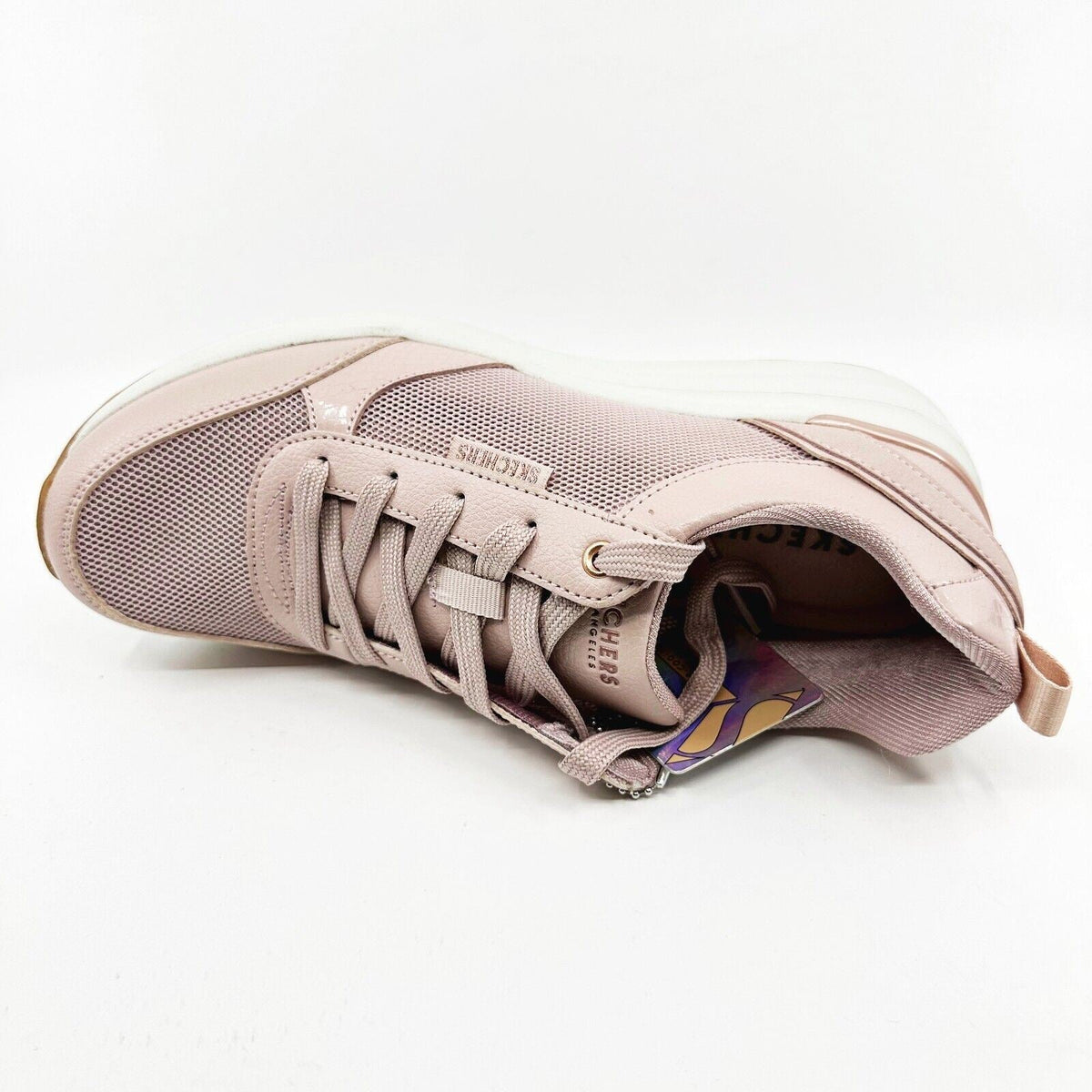 Skechers Billion Hot Days Mauve Womens Athletic Comfort Sneakers