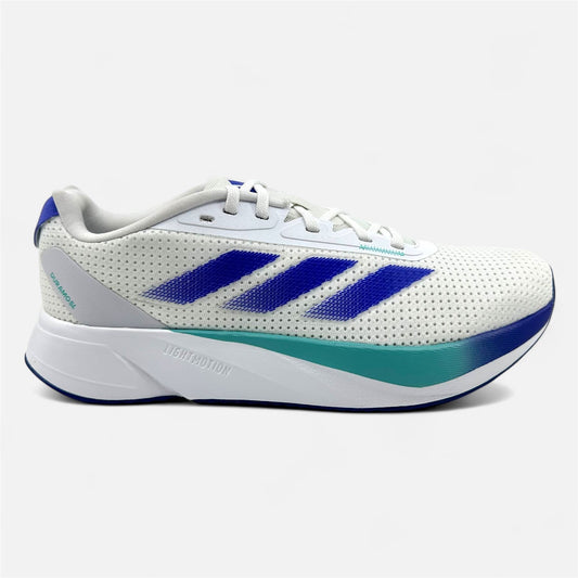 Adidas Duramo SL Cloud White Lucid Blue Flash Aqua Mens Athletic Sneaker