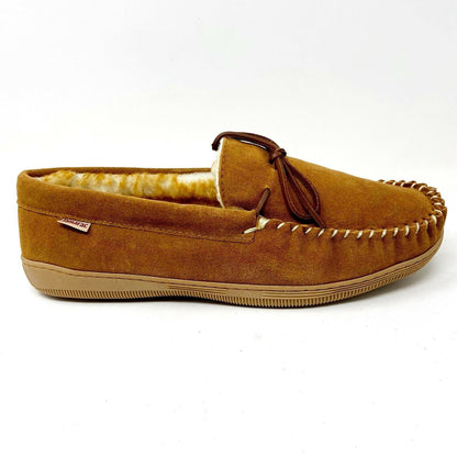 Tamarac Camper Tan Cowhide Mens Size 15 Wide Moccasin Comfort Slippers Shoes