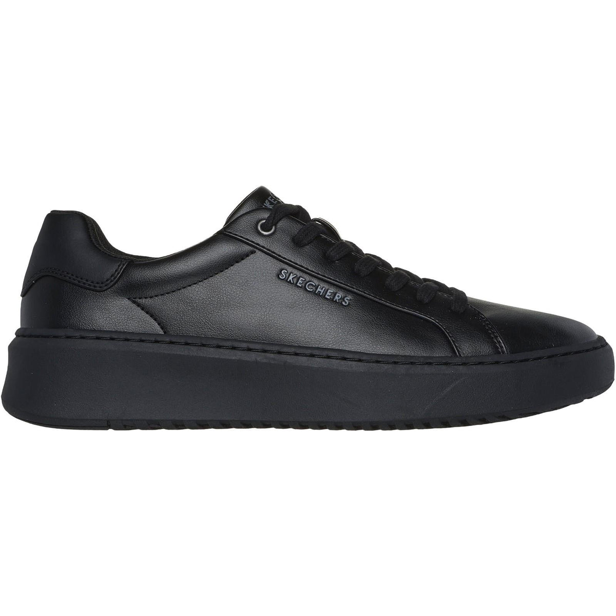 Women's Wide Fit Skechers 183175 Court Break Suit Sneakers