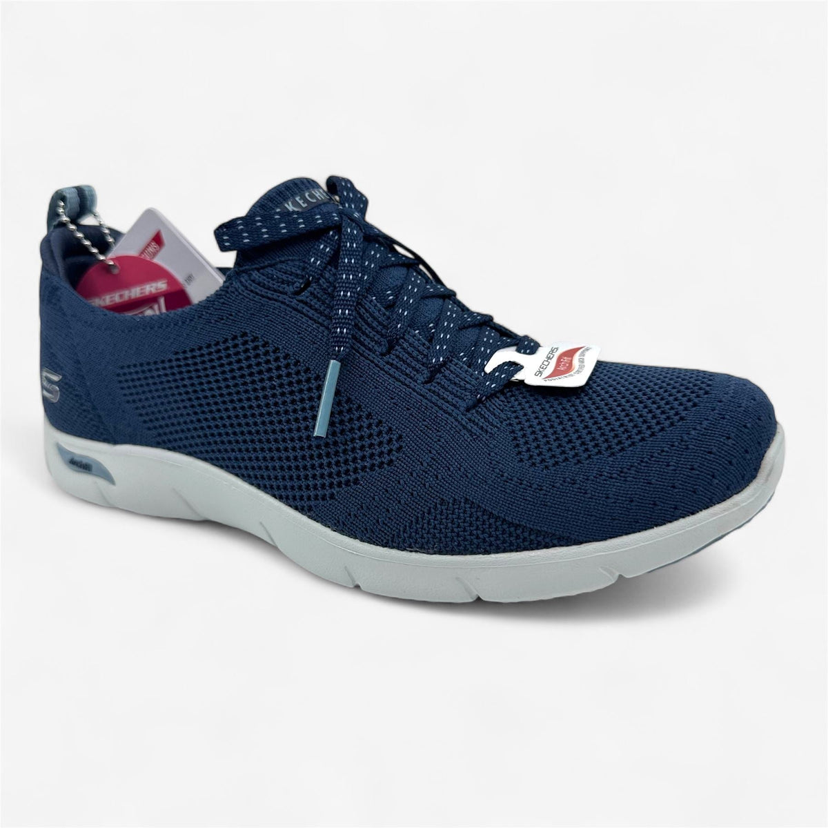 Skechers Arch Fit Refine Freesia Navy Blue Womens Athletic Sneaker