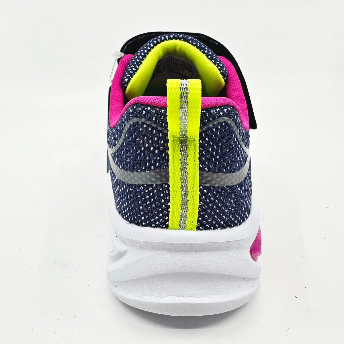 Skechers S Lights Shimmer Beams Sporty Glow Navy Multi Kids Girls Size 1