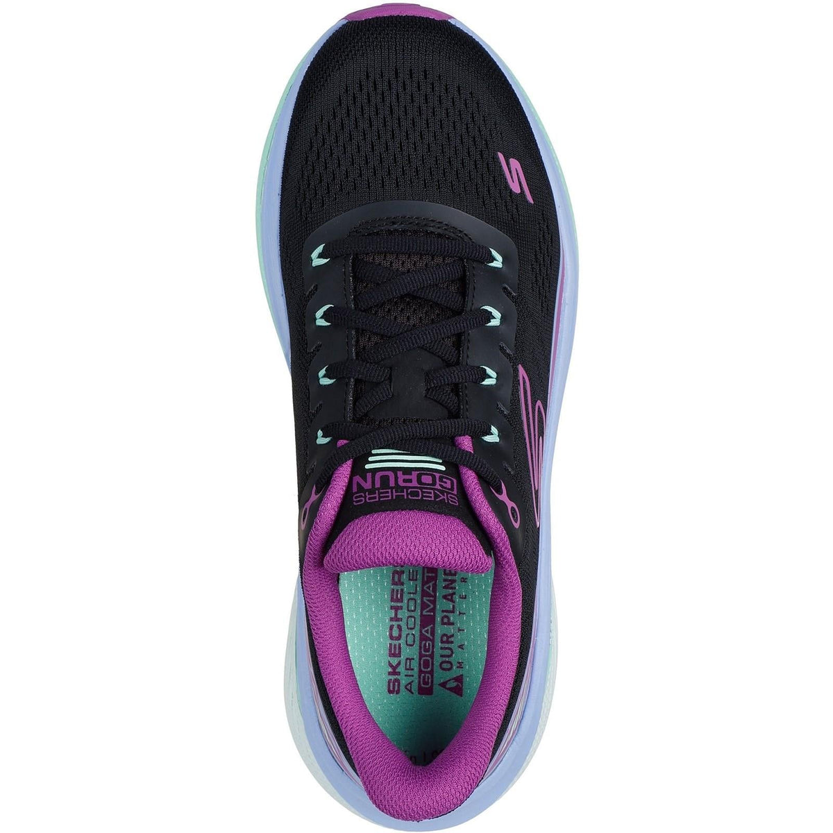 Women's Wide Fit Skechers 128901 Performance Max Cushioning Propulsion Trainers