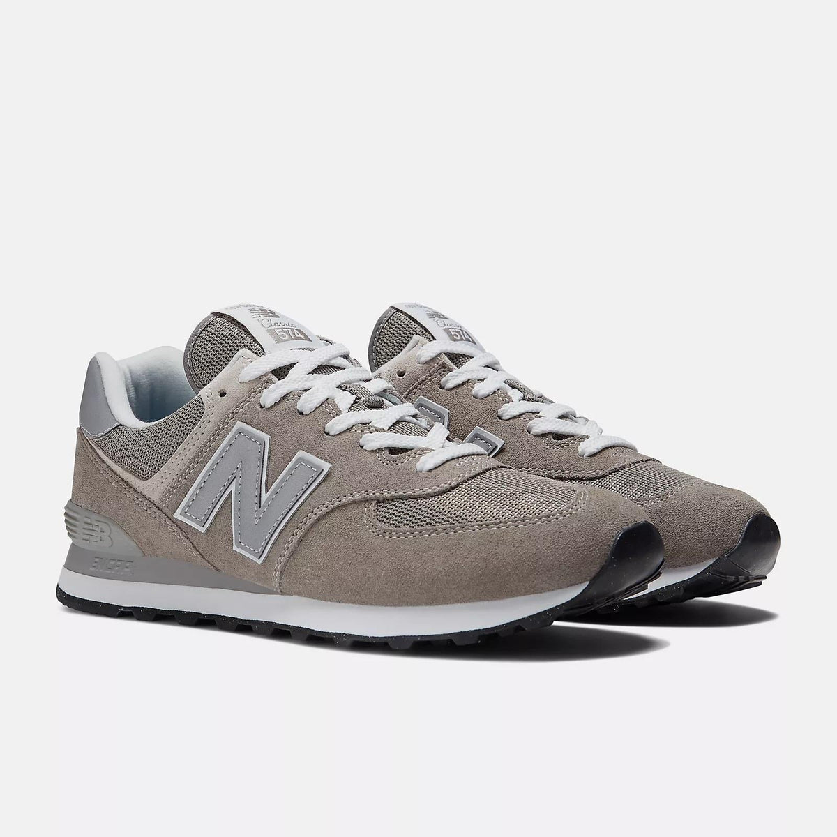 Women's Wide Fit New Balance ML574EVG Walking/Running Trainers - Exclusive - Grey ENCAP