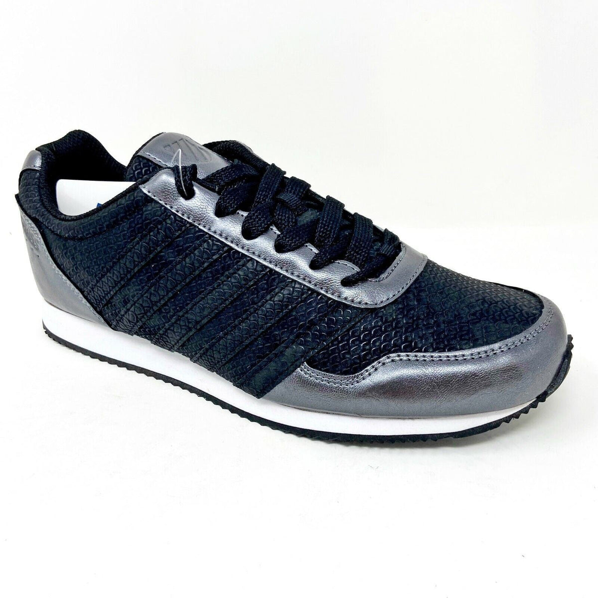 K-Swiss New Haven Snake CMF Black White Womens Size 8.5 Sneakers 95115 002