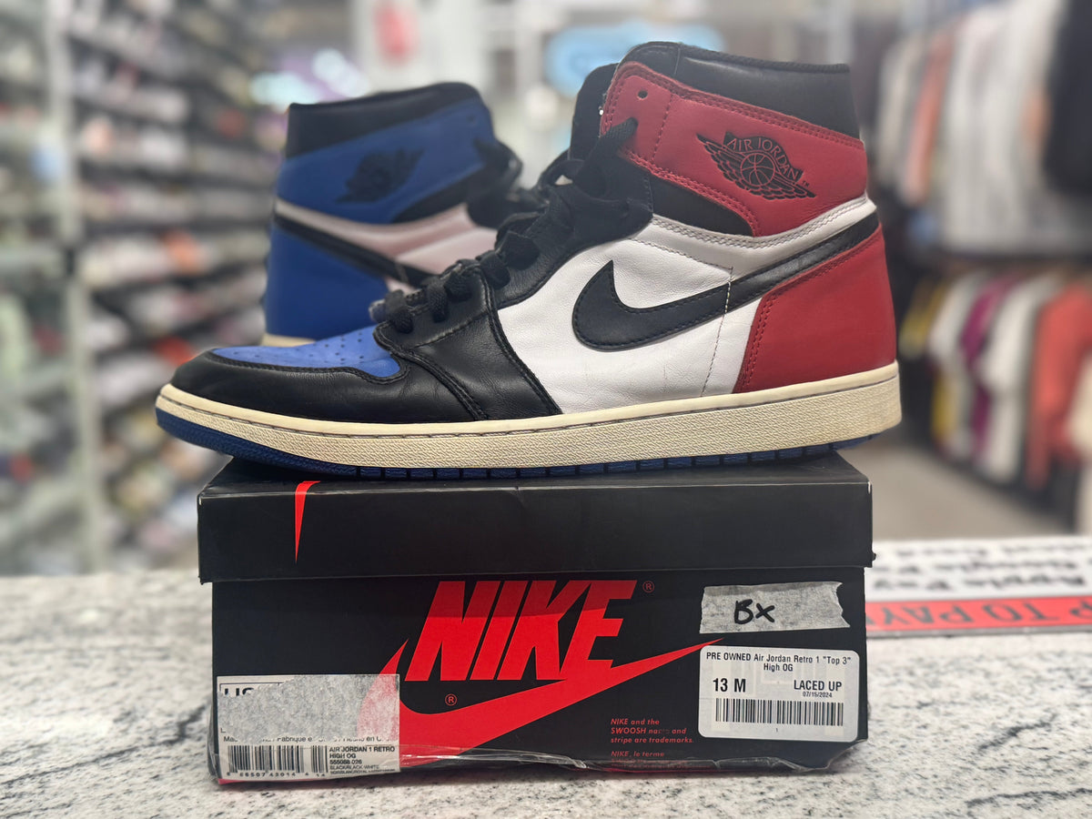 PRE OWNED Air Jordan Retro 1 "Top 3" High OG