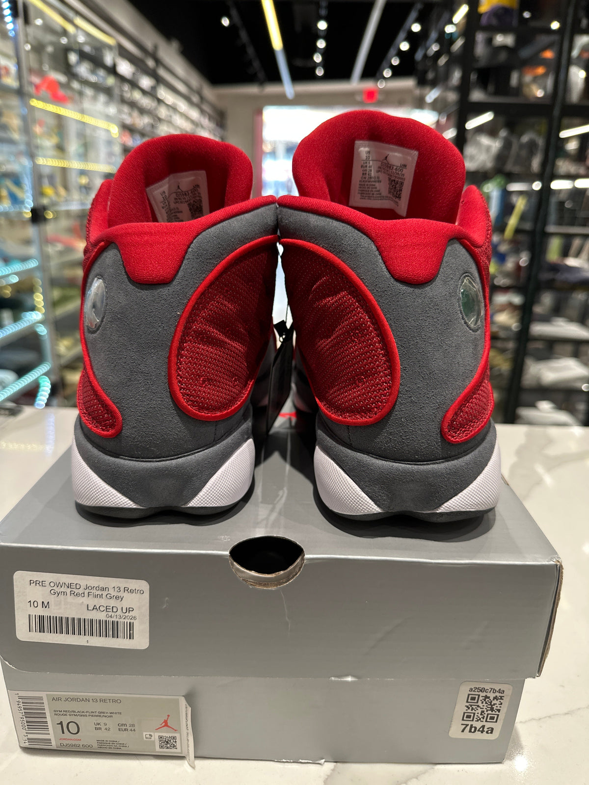 PRE OWNED Jordan 13 Retro Gym Red Flint Grey