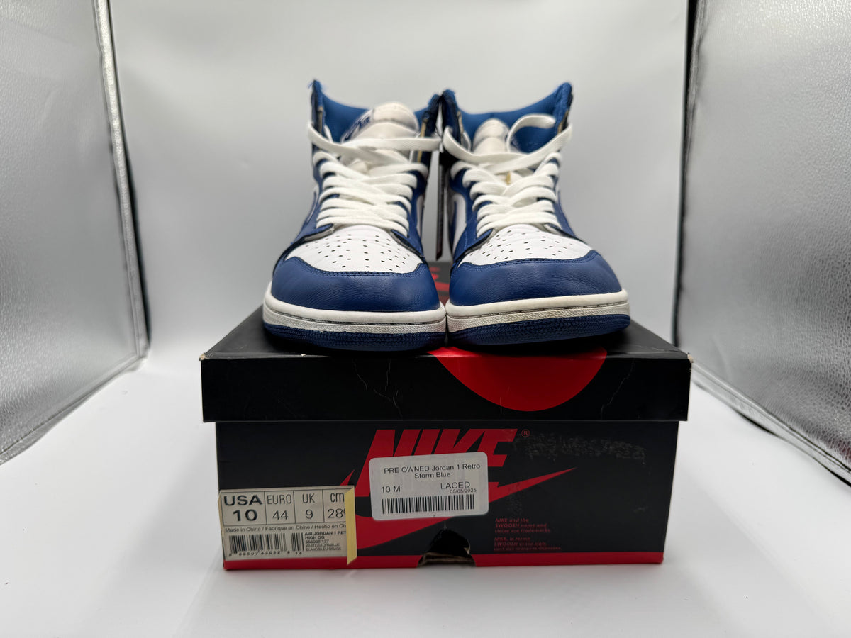 PRE OWNED Jordan 1 Retro Storm Blue