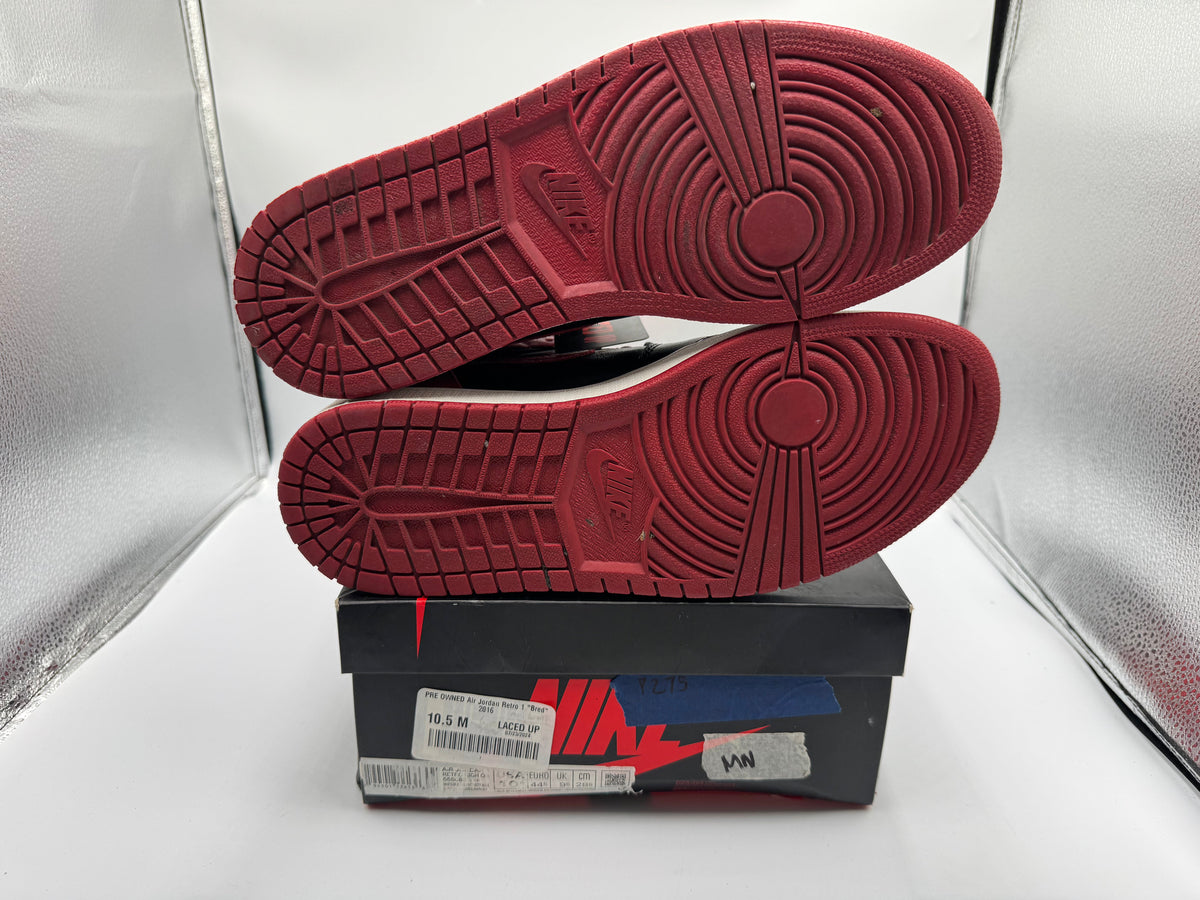 PRE OWNED Air Jordan Retro 1 "Bred" 2016