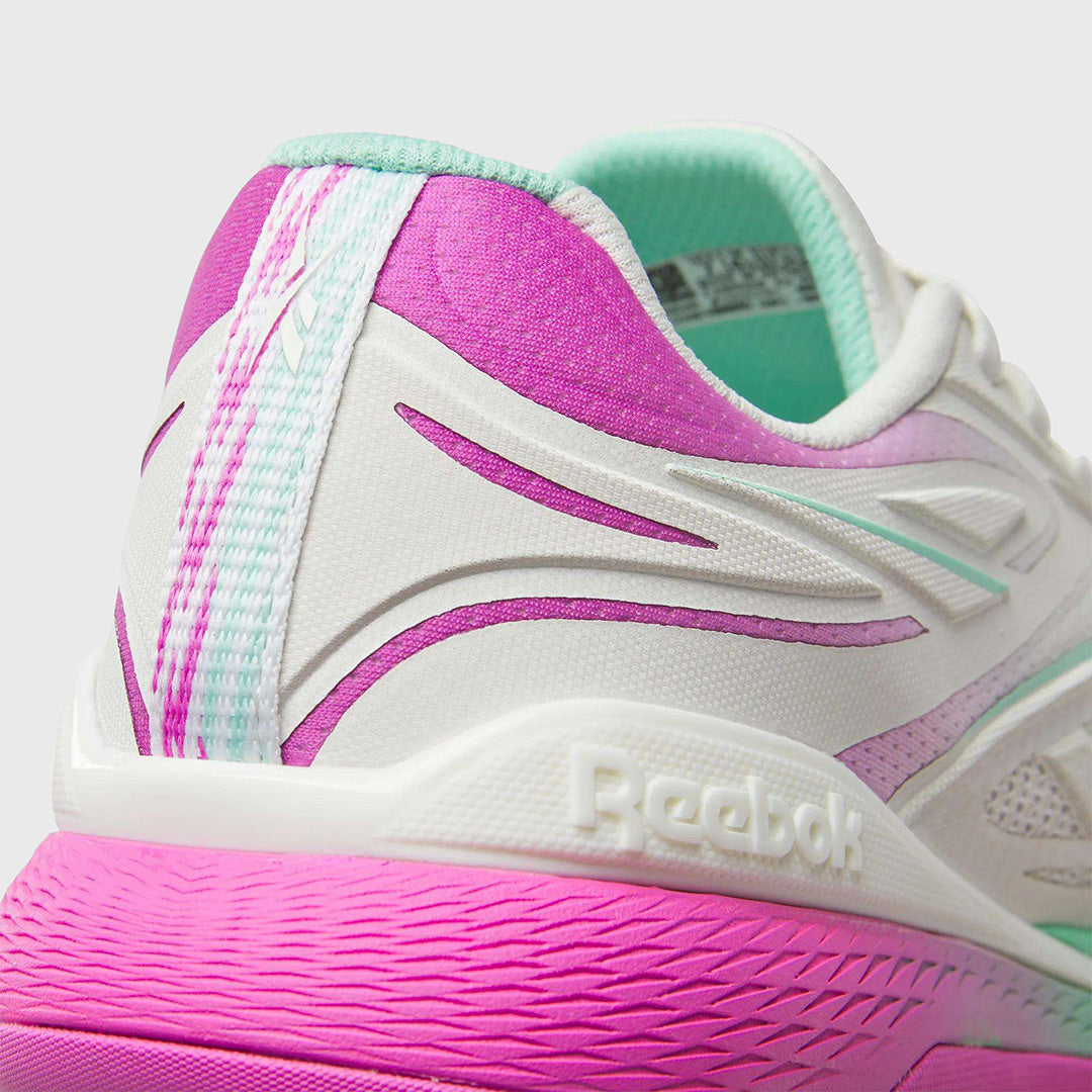 REEBOK - NANO X5 EDGE - WOMEN'S - CHALK/VIRTUAL PINK/ATOMIC AQUA