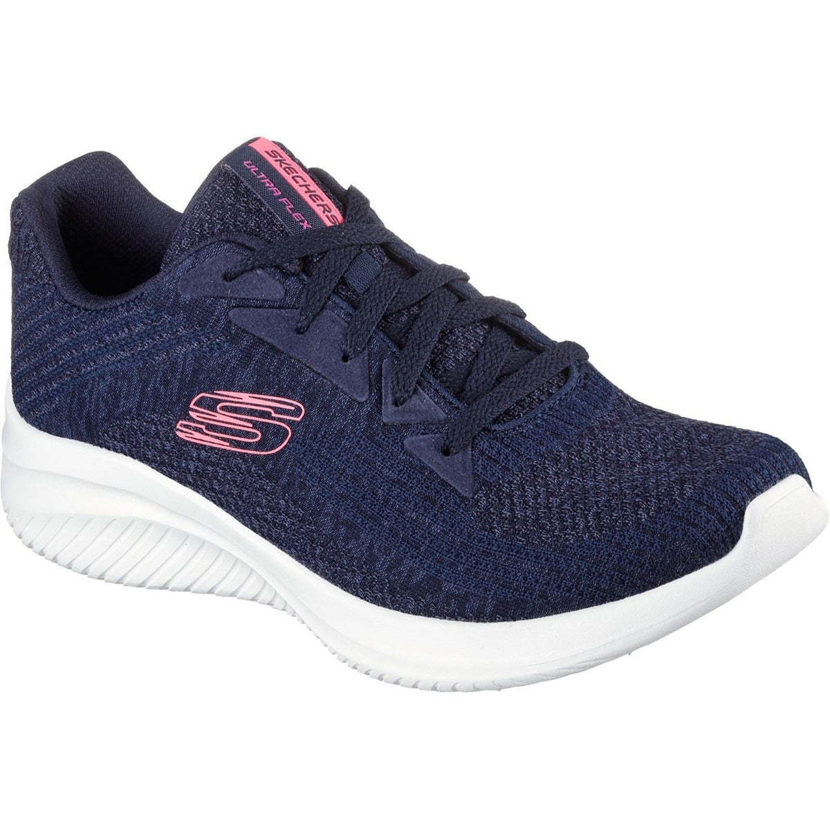 Women's Wide Fit Skechers 149705 Ultra Flex 3.0 Best Time Trainers