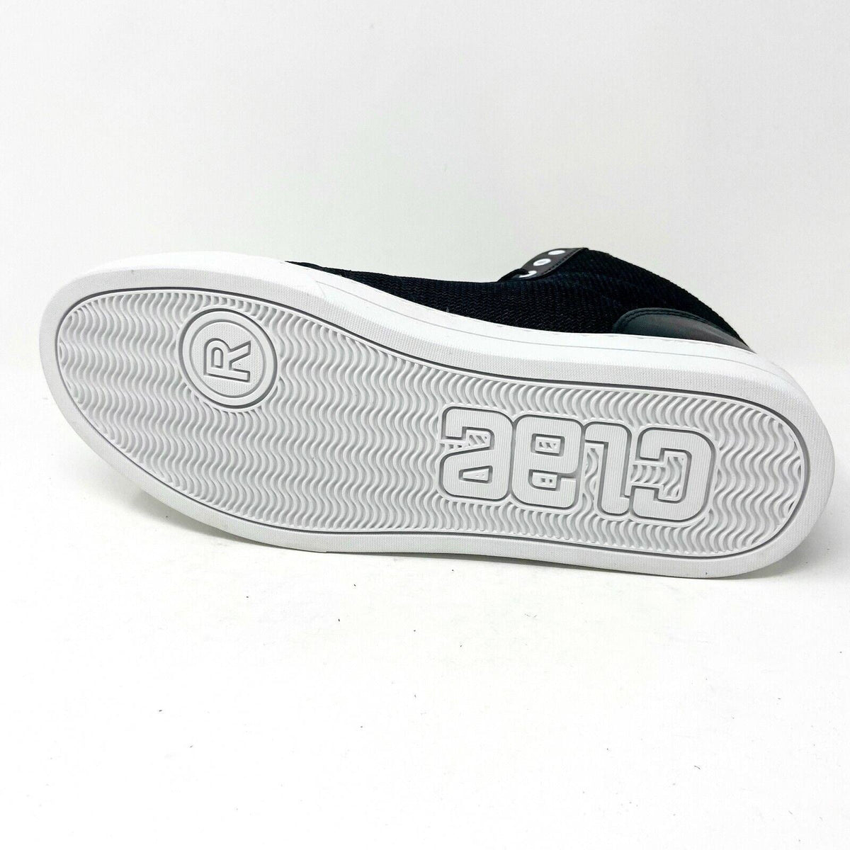 Clae Russell 07 Black Leather Mesh Mens Premium Casual Shoes