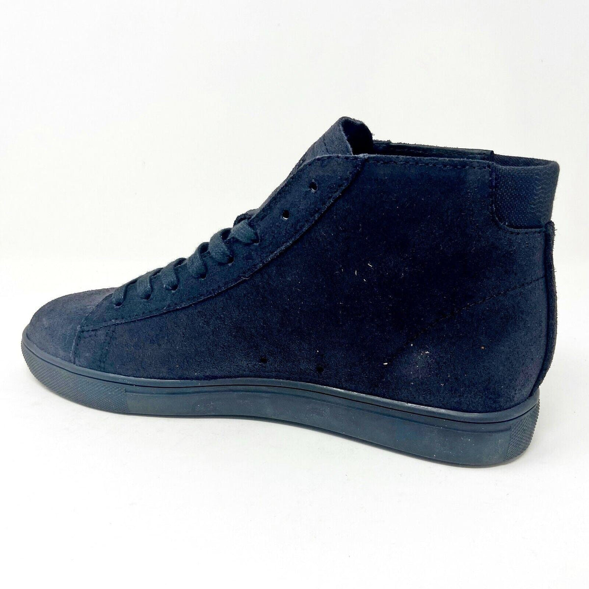 Clae Bradley Mid Black Waxed Suede Camo Mens Premium Casual Sneakers