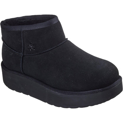 Women's Wide Fit Skechers 169143 Slip-ins Keep Cozy Boots