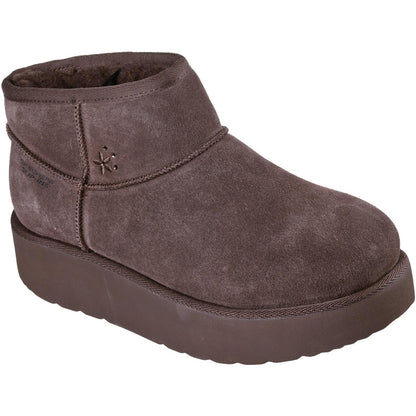 Women's Wide Fit Skechers 169143 Slip-ins Keep Cozy Boots
