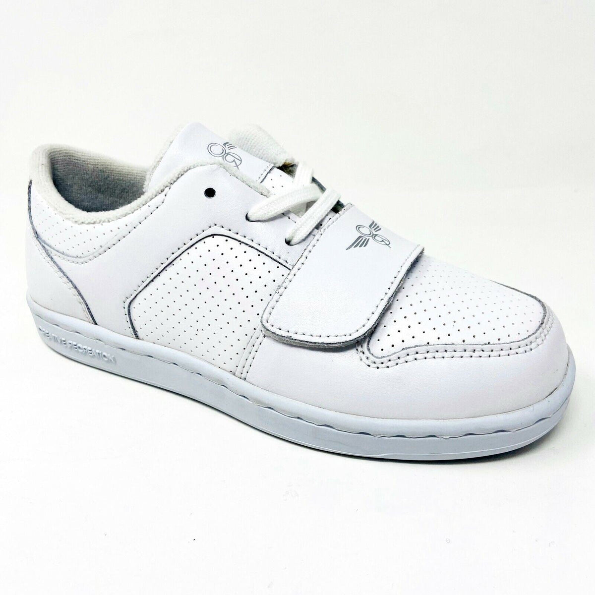 Creative Recreation Cesario Lo White Kids Youth Low Top Casual Sneakers