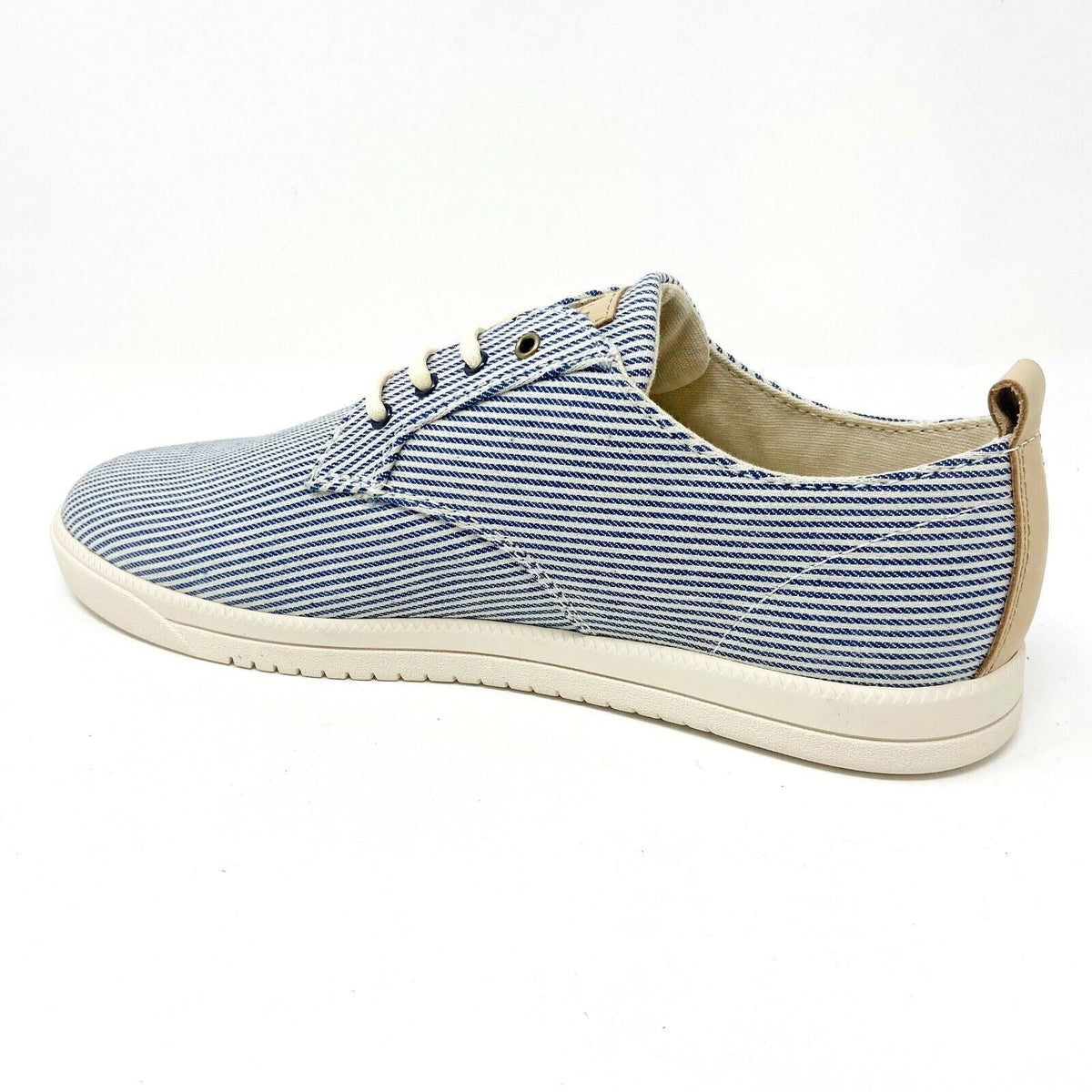 Clae Ellington Textile Navy White Mens Casual Sneakers
