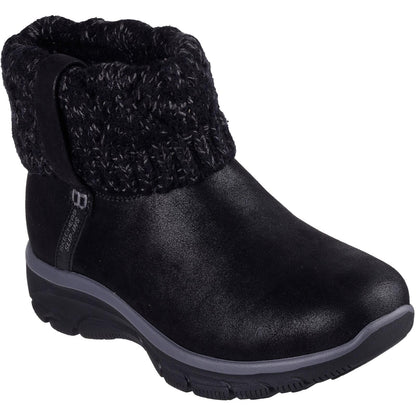 Women's Wide Fit Skechers 168033 Slip-ins Easy Going Cozy Weather 2 Boots