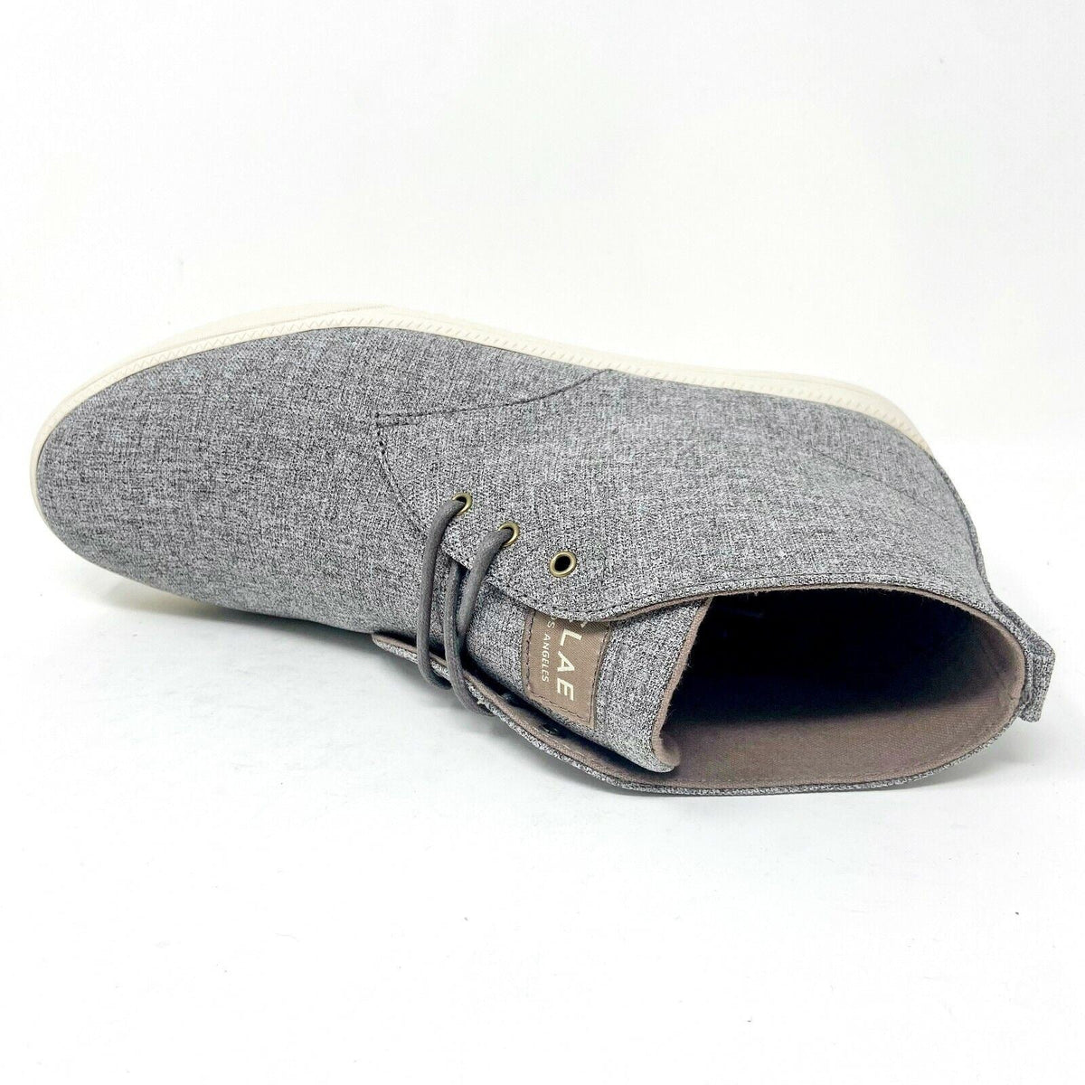 Clae Strayhorn Textile Redwood Mens Premium Mid Casual Sneakers