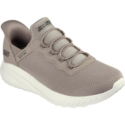 Women's Wide Fit Skechers 117500 Bobs Squad Chaos Daily Inspiration Trainer