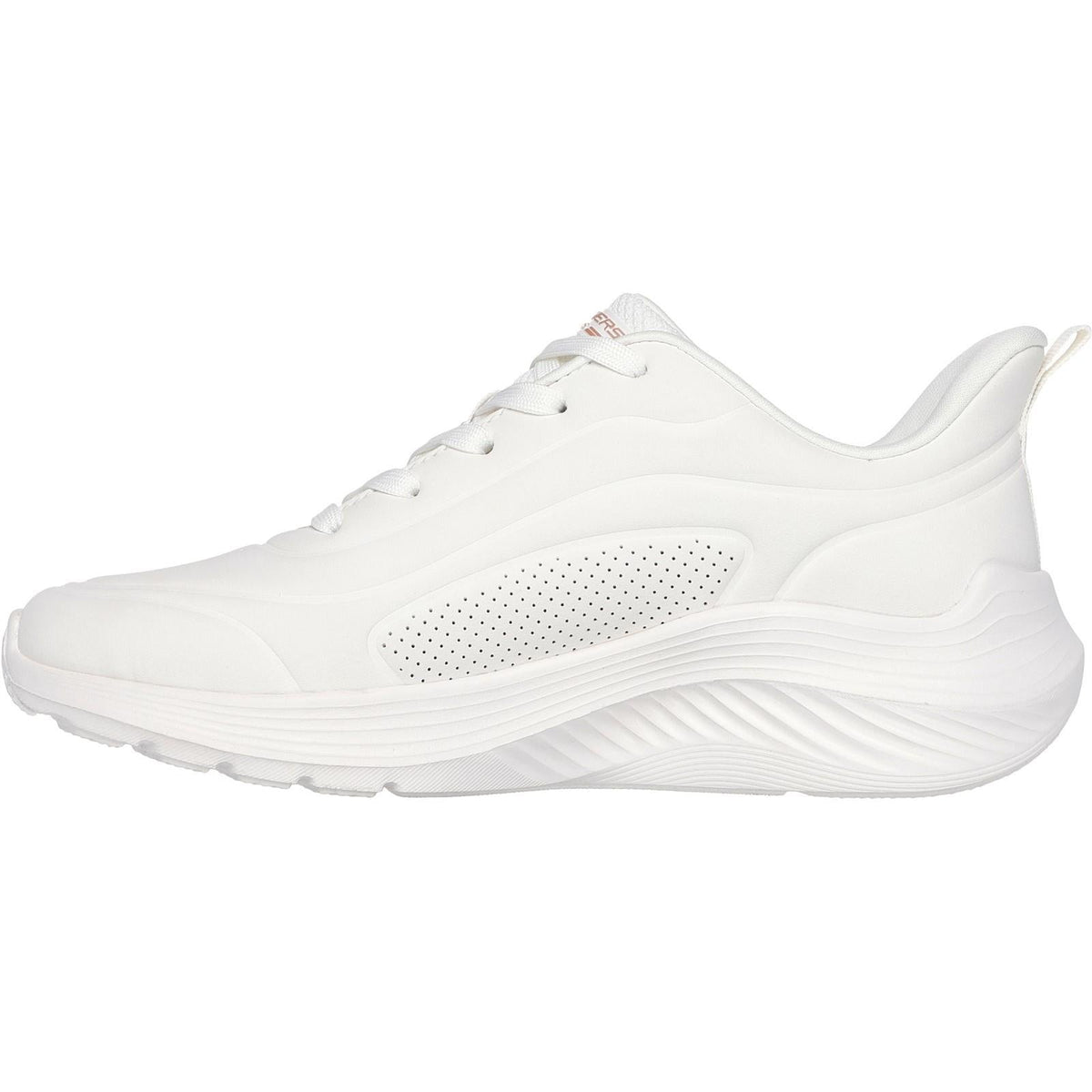 Women's Wide Fit Skechers 117485 Bobs Sport Squad Waves Just Wading Trainers