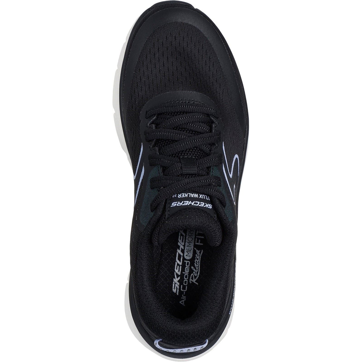 Women's Wide Fit Skechers 150007 D'lux Walker 2.0 Active Pace Trainers