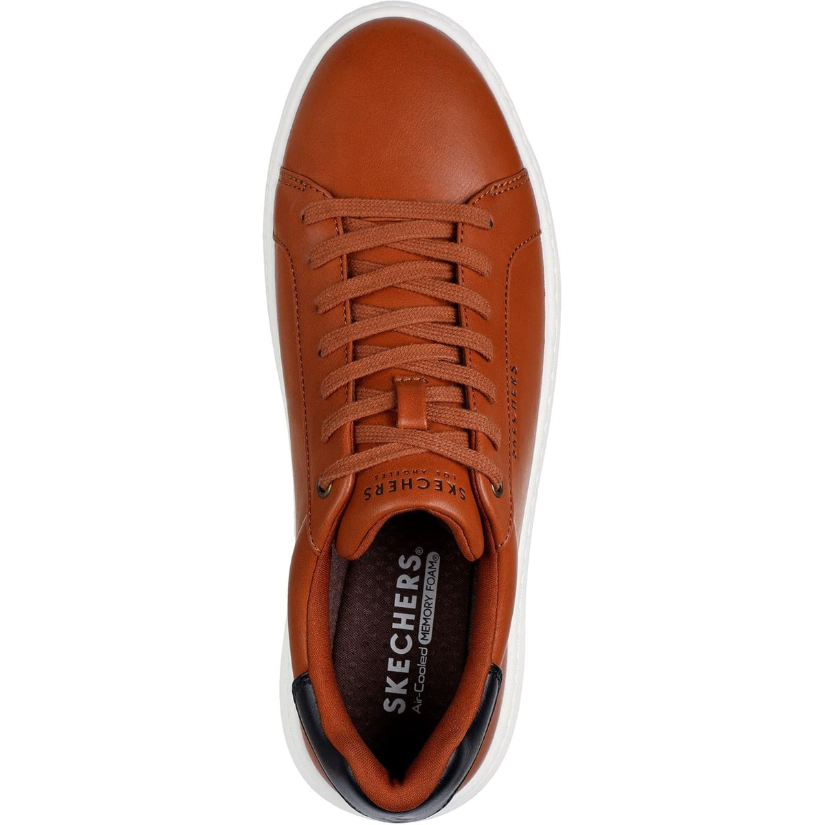 Women's Wide Fit Skechers 183175 Court Break Suit Sneakers
