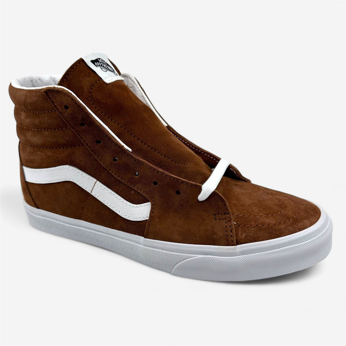 VANS Sk8 Hi Pig Suede Tortoise Shell Mens Athletic Sneaker