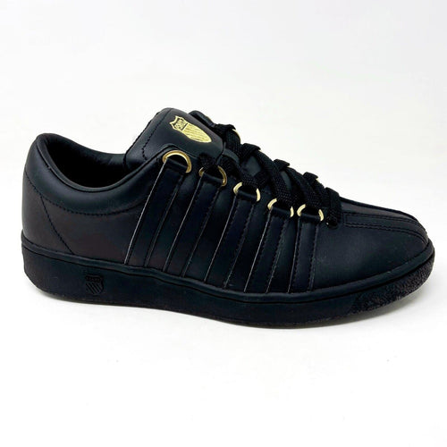 K-Swiss Classic 2000 Black Gold Mens Casual Shoes Sneakers Shoes 06506 015
