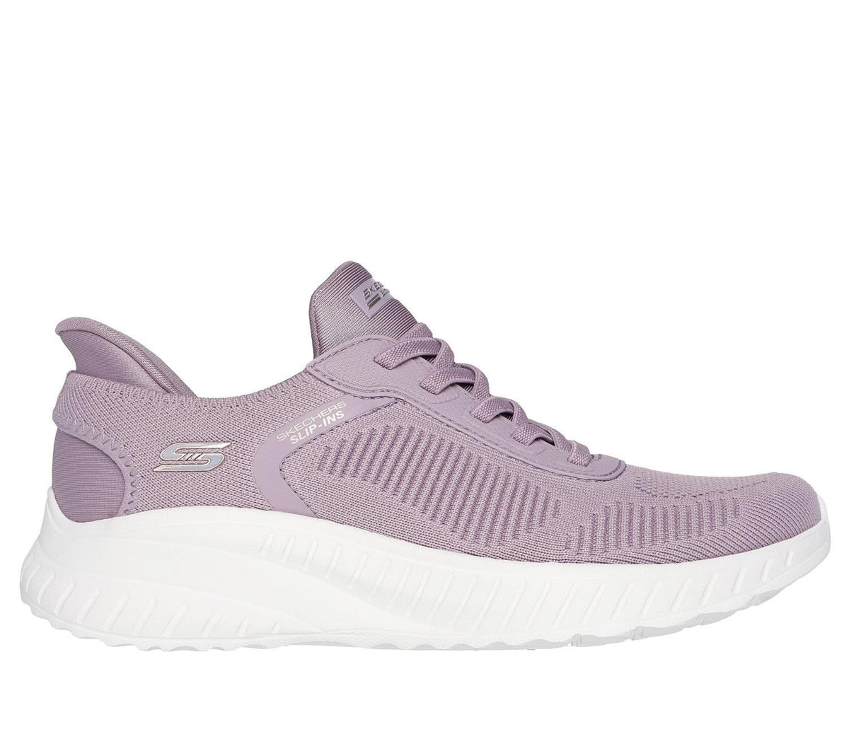 Women's Wide Fit Skechers 117497W Slip-ins Sport Squad Chaos Trainers