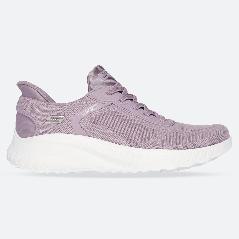 Women's Wide Fit Skechers 117497W Slip-ins Sport Squad Chaos Trainers