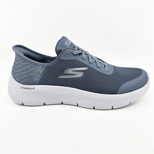 SKECHERS Go Walk Flex Grand Entry Blue Womens  Slip On Sneakers