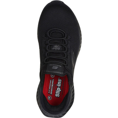 Women's Wide Fit Skechers 108152EC Slip-ins Work Tilido Ombray Safety Trainers